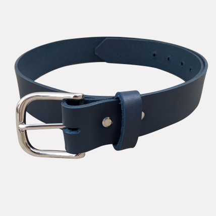 Ceinture homme| CEINTURE CUIR MARINE 38 mm