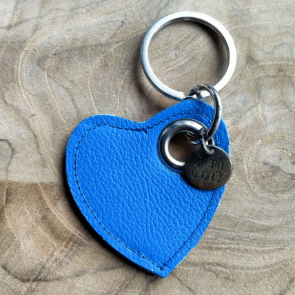 Porte Clefs en cuir | COEUR...