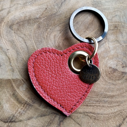 Porte Clefs en cuir | COEUR...